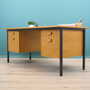 Vintage Desk Ash Wood Brown 1980s 2