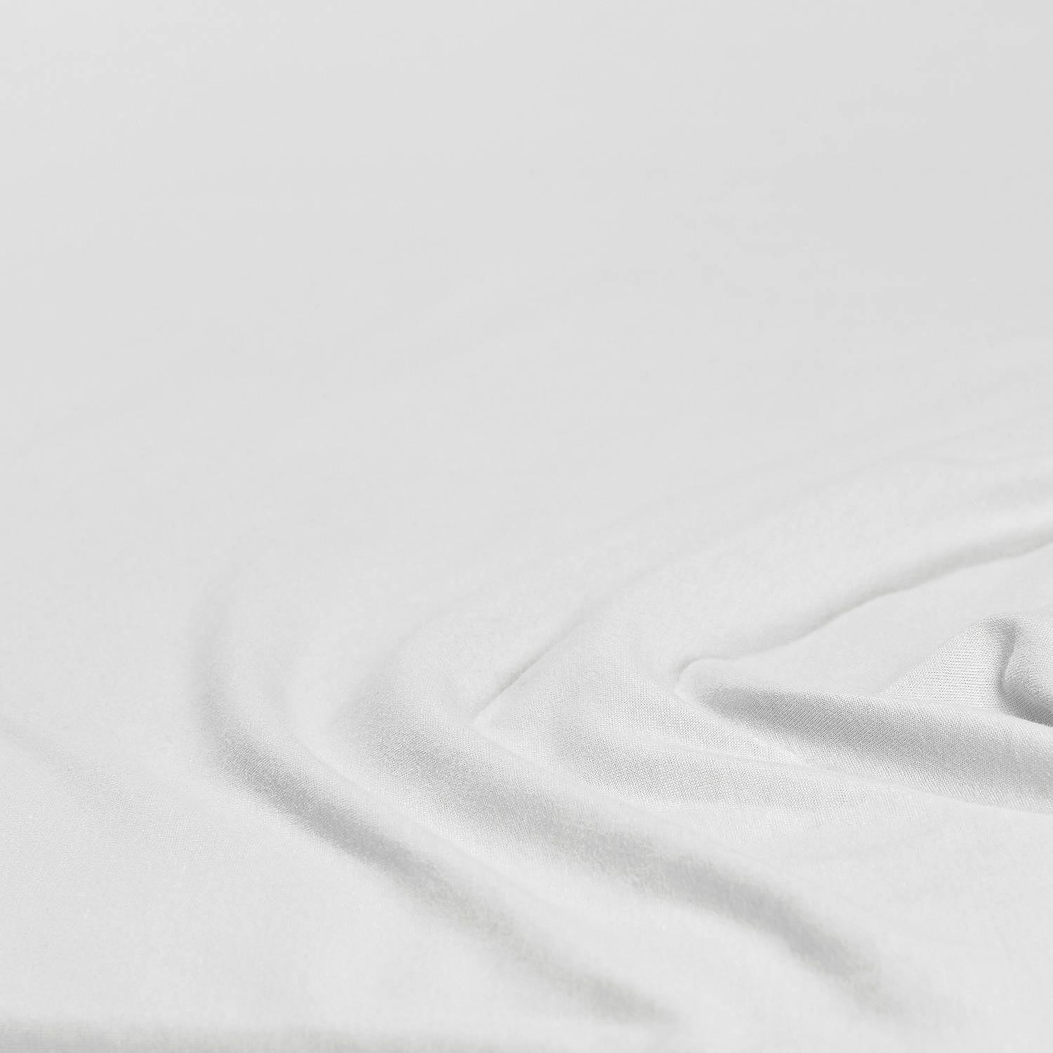 Mako-Feinjersey-Spannbetttuch Rioux Weiß 140-160 x 200 cm 4
