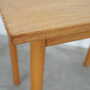 Vintage Coffee Table Wood Beige 1970s 9