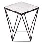 Shalimar Square Black Finish Basis-Beistelltisch 1