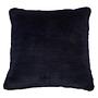 Bosie Lamina Marineblau quadratisches Kissen 1