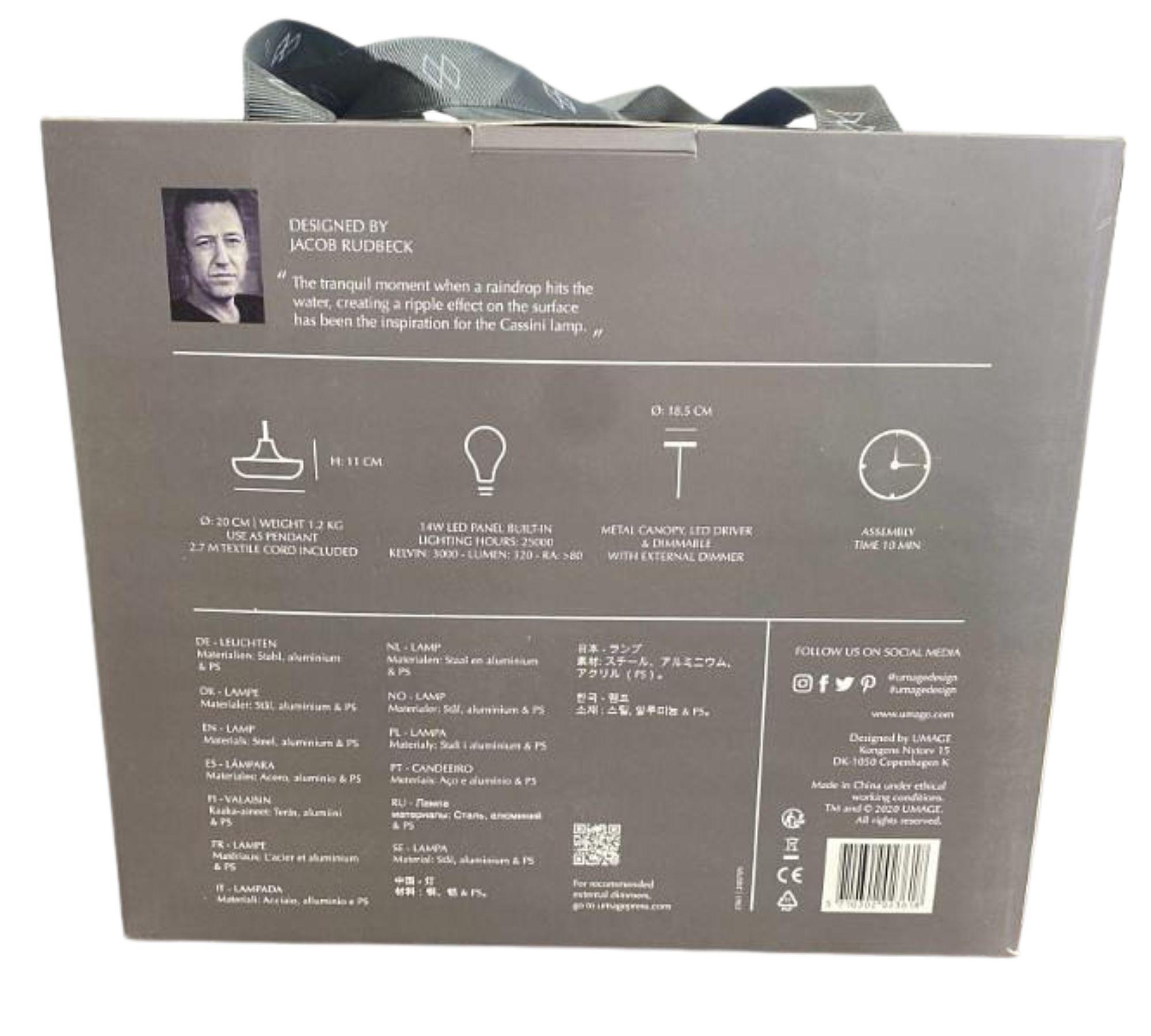 Cassini Mini Pendelleuchte Schwarz 3