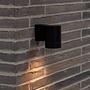 Wandleuchte Tin Maxi Double Aluminium Schwarz 2