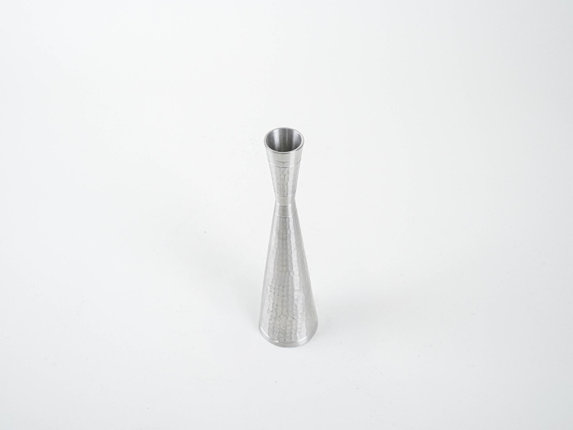 Candlestick Metal Silver 3