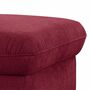 Polsterhocker Webstoff Beere 4