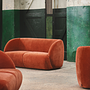 Design-Award-Winning Paula Sofa 2-Sitzer Moss Rust 0