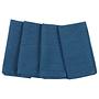 4x Table mat Rimini Cotton Dark Blue 0