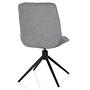 TARVISO I Dining chair Swivel Fabric Grey 9