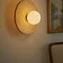 Tor-Nun Wall Lamp Travertine White 0