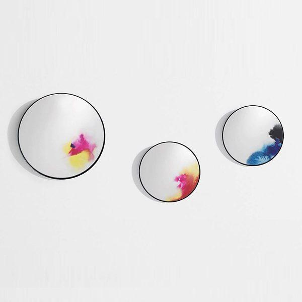 Francis Spiegel Stahl Spiegelglas Rosa 3