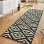 Läufer Textil Schwarz 80 x 250 cm 0