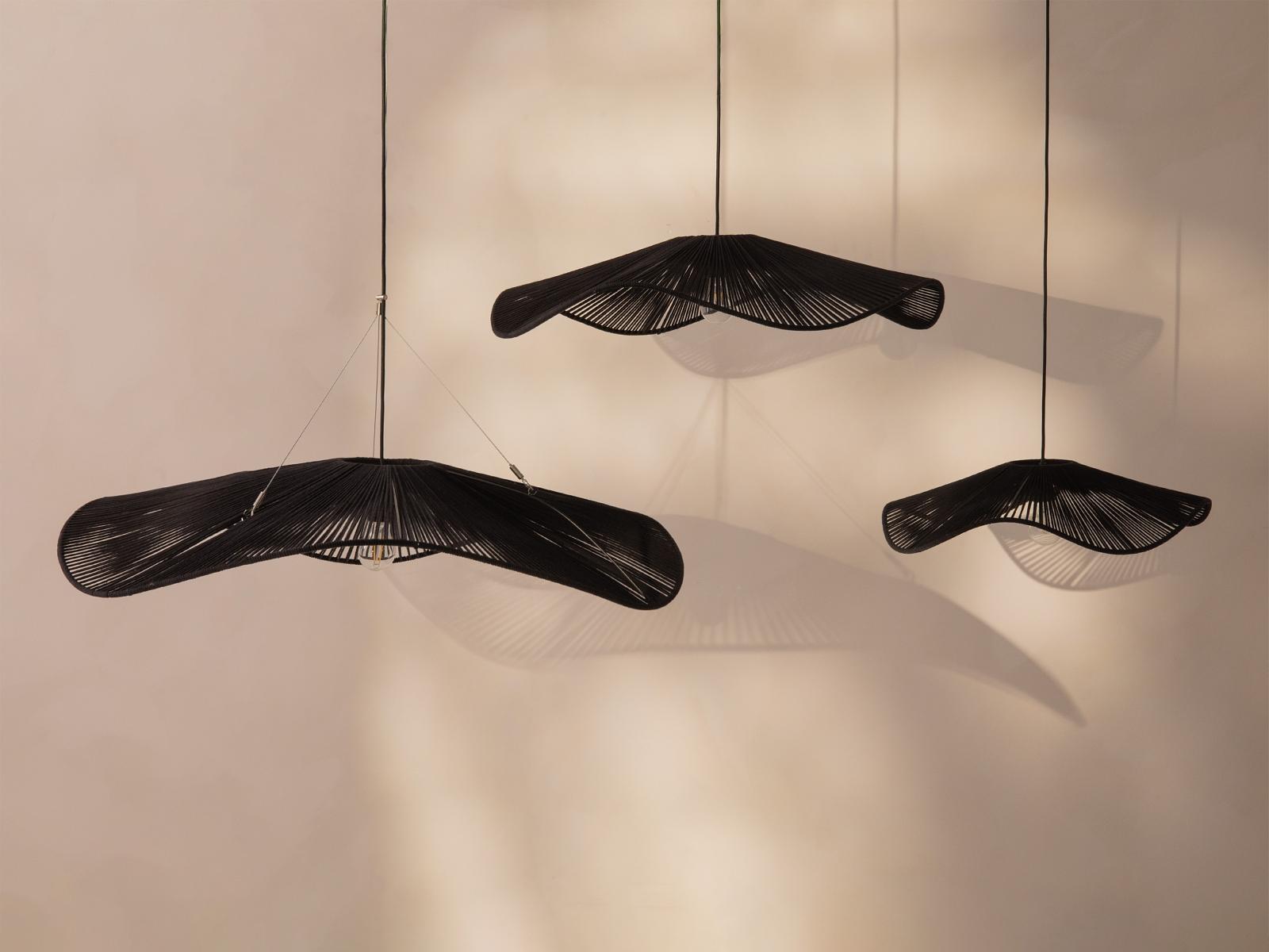 Palmier Pendant Light Black Metal 4