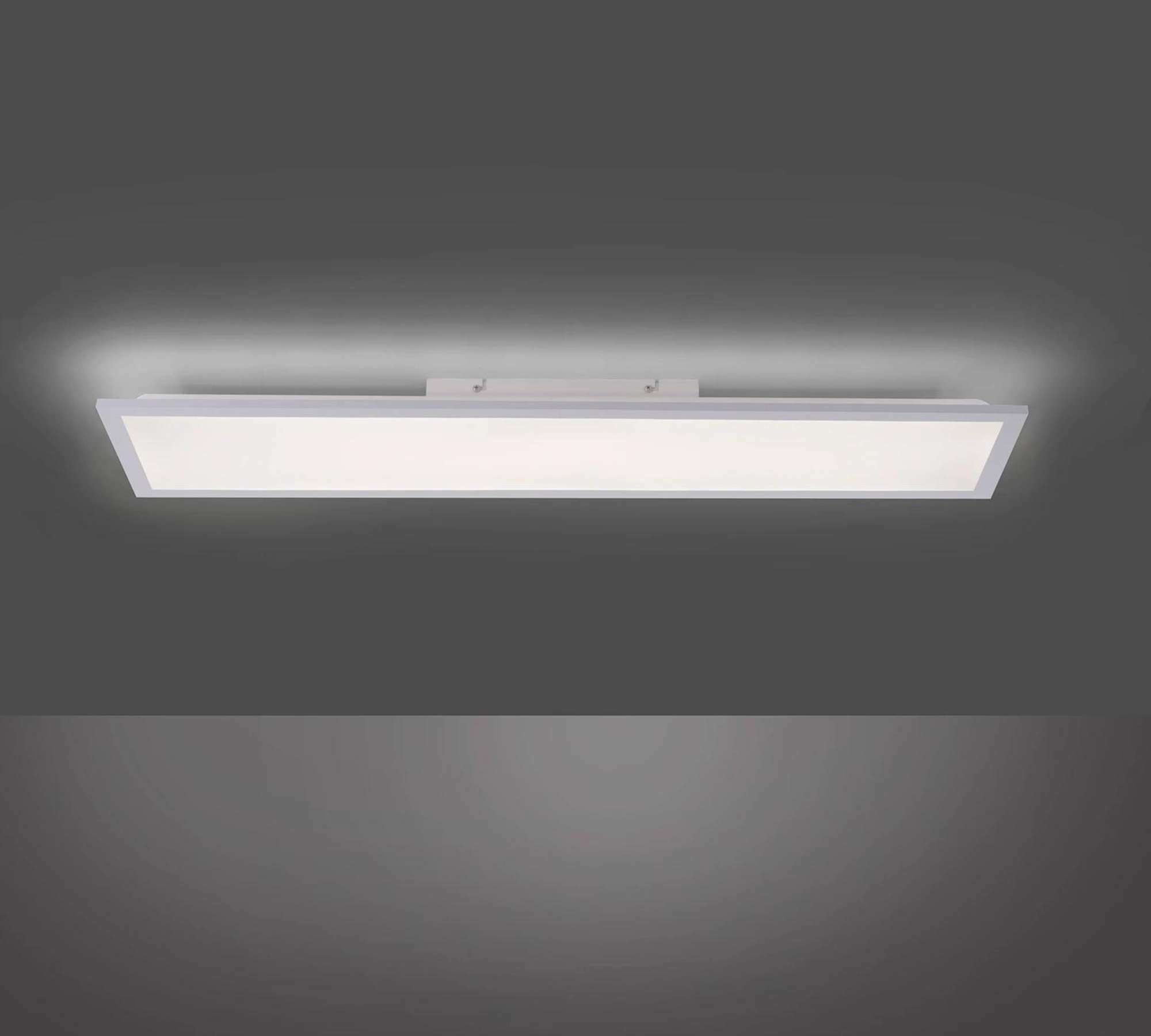 LED-Deckenleuchte 2-flammig Kunststoff Metall Transparent 0