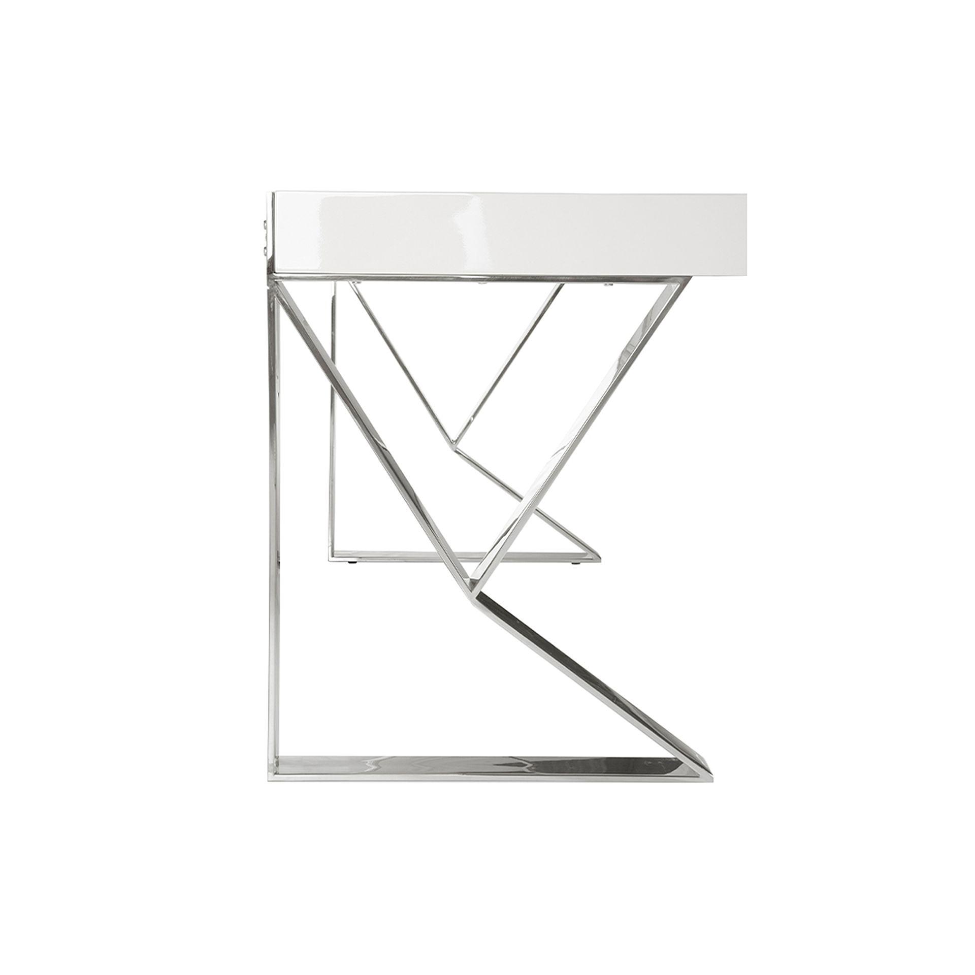 3014 Desk Steel White 6