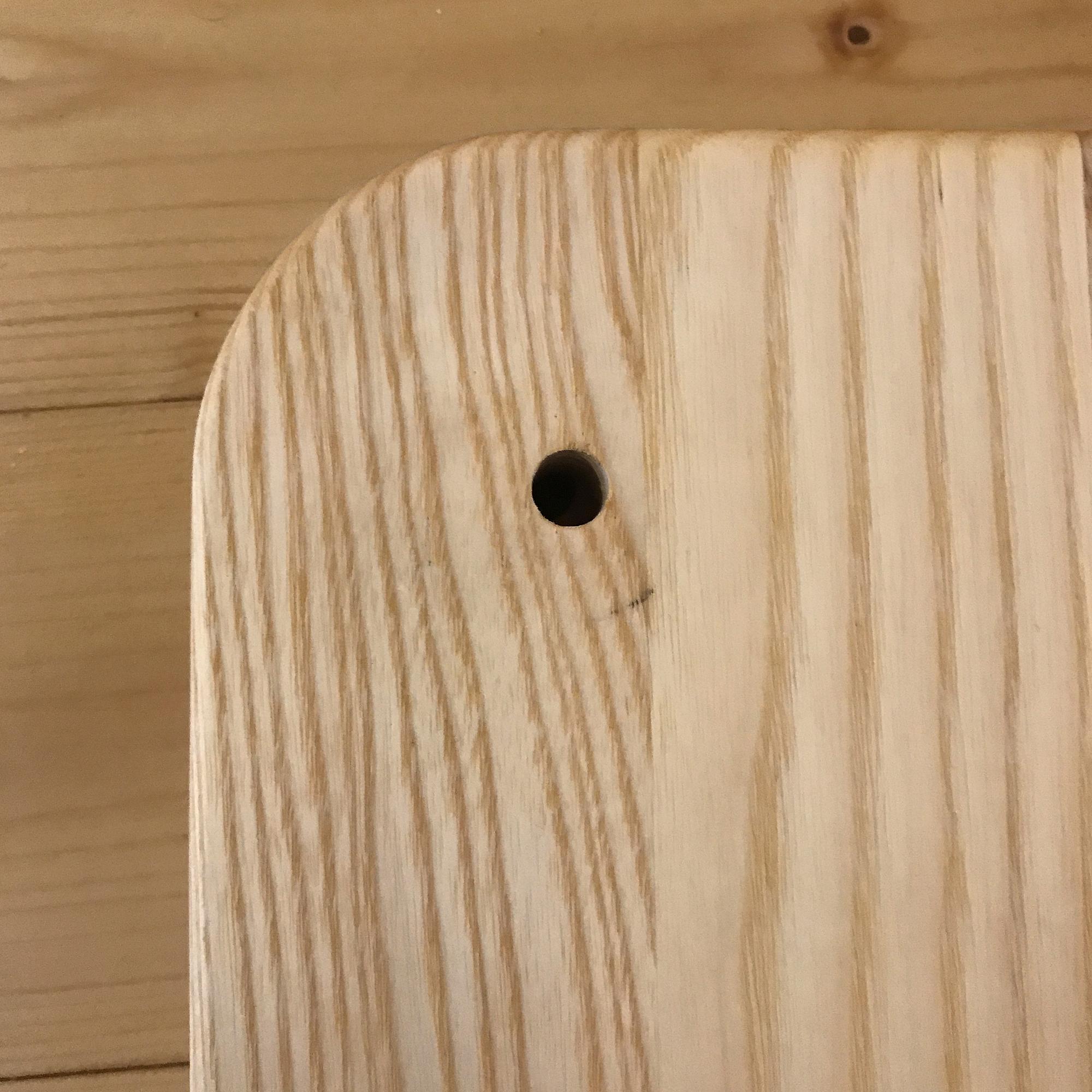 Brilliant 1 Shelf Ash Wood Brown 7