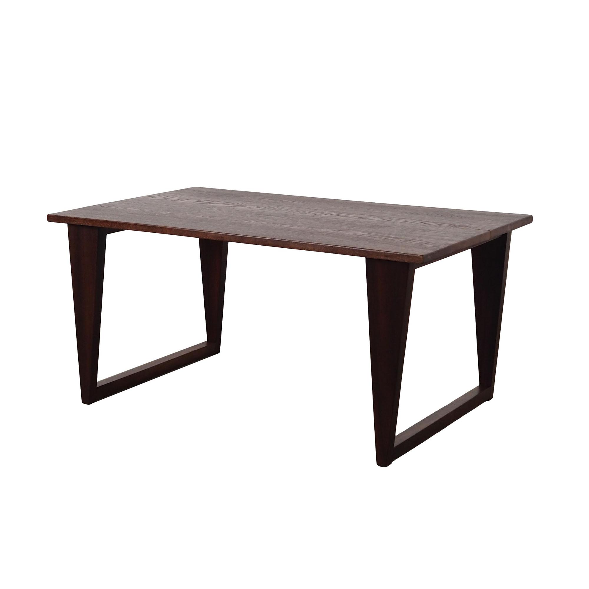 Eichentisch 1970er Jahre Braun 0