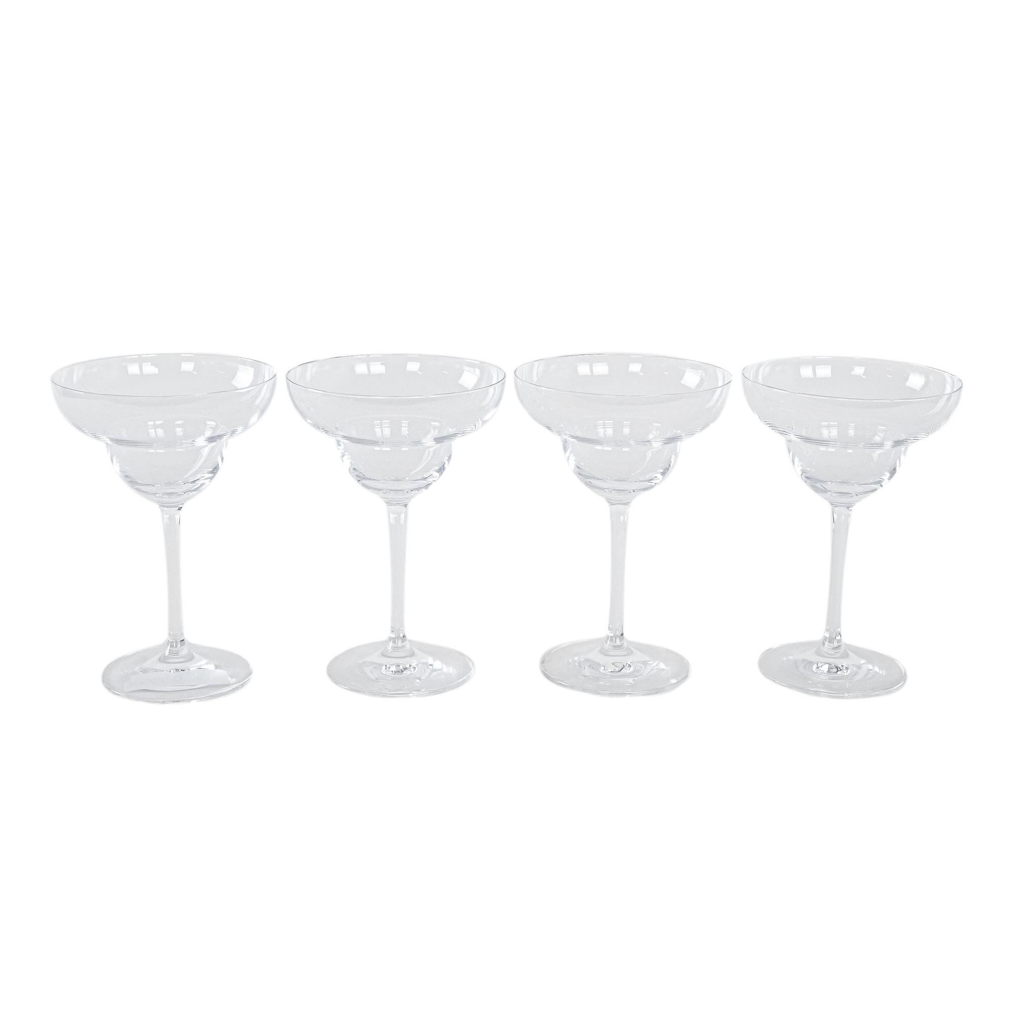 4x Margaritagläser Transparent 0