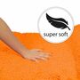 2x Badematten-Set Microfaser Orange 2