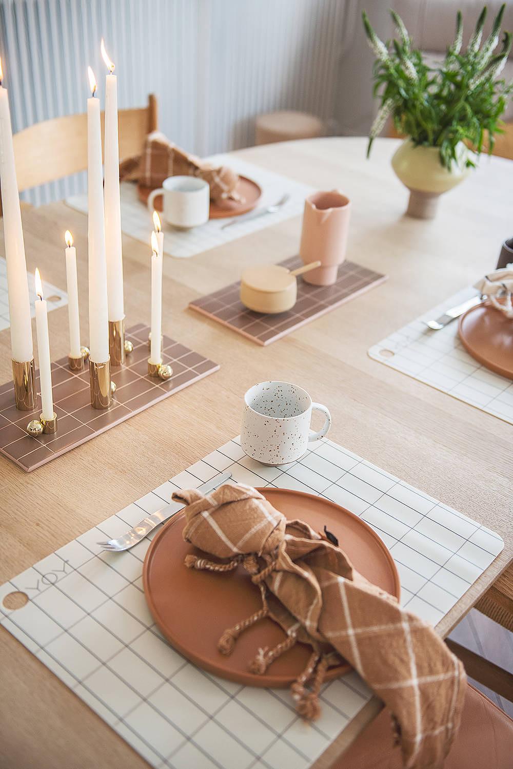 Palloa Kerzenständer Messing Gold 1