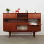 Vintage Highboard Teakholz Braun 1970er Jahre 2