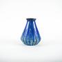 Ceramic Vase Blue 1960s 2