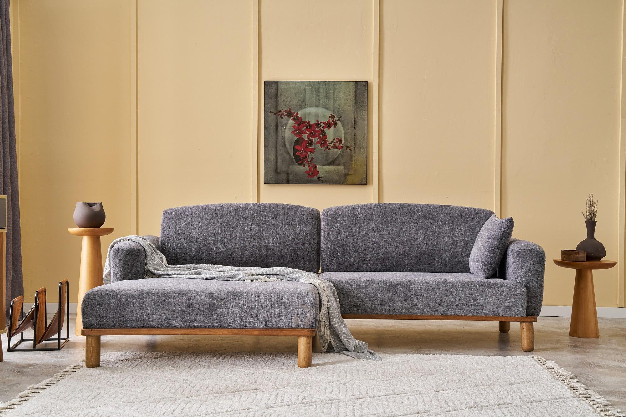 Rens Sofa Récamiere Links Grau 0