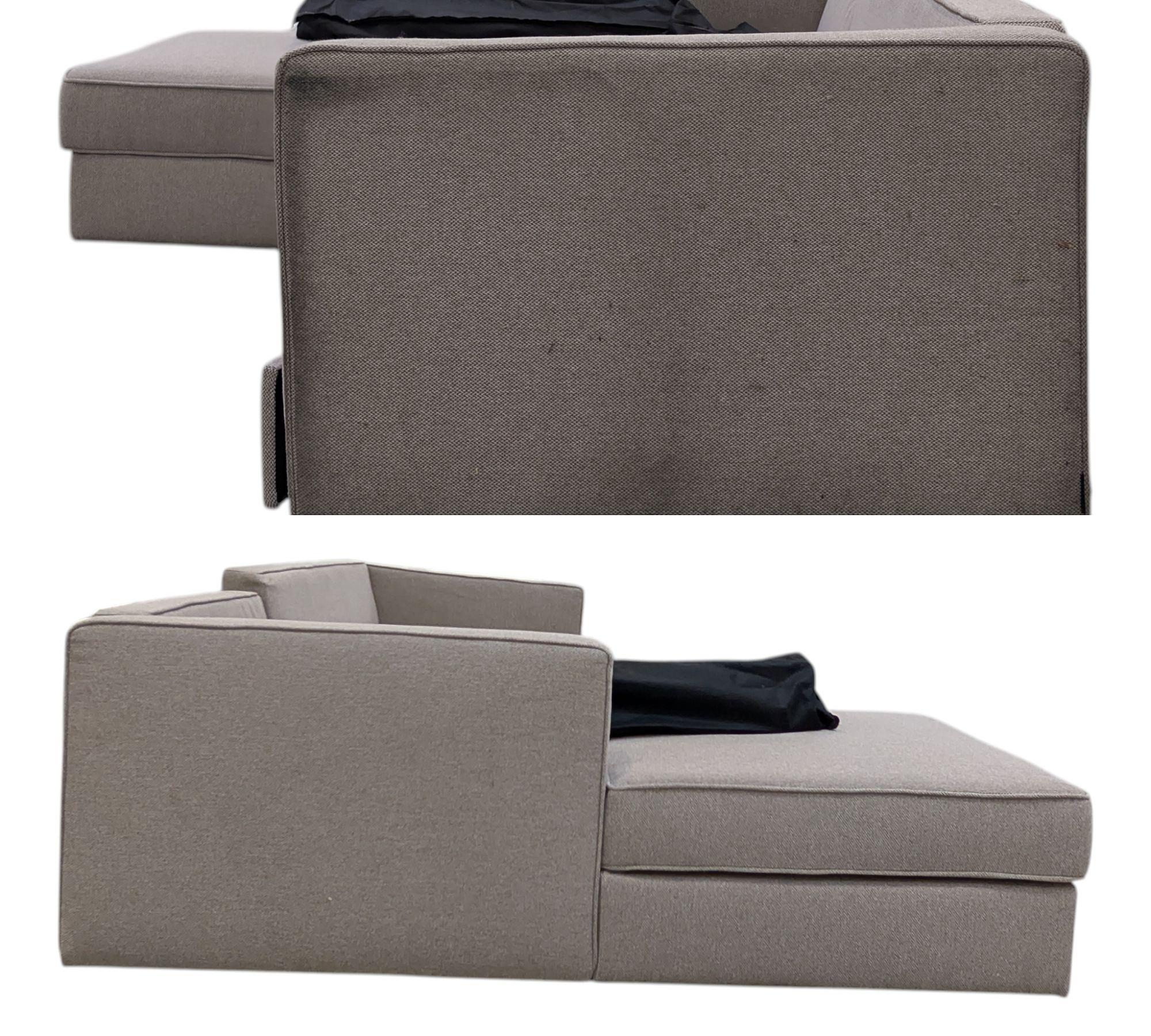 Madison Schlafsofa mit Récamiere Links Agnes Brown 7