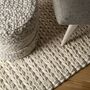 Linea Teppich Wolle Creme 120 x 170 cm 1