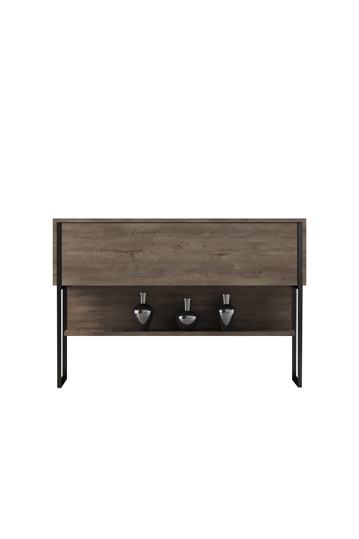 Credenza di lusso in legno impiallacciato nero 8