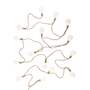 LED Lichterkette 10-flammig Klarglas Jute 1