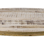Ovale Portland Tischplatte Mangoholz 0