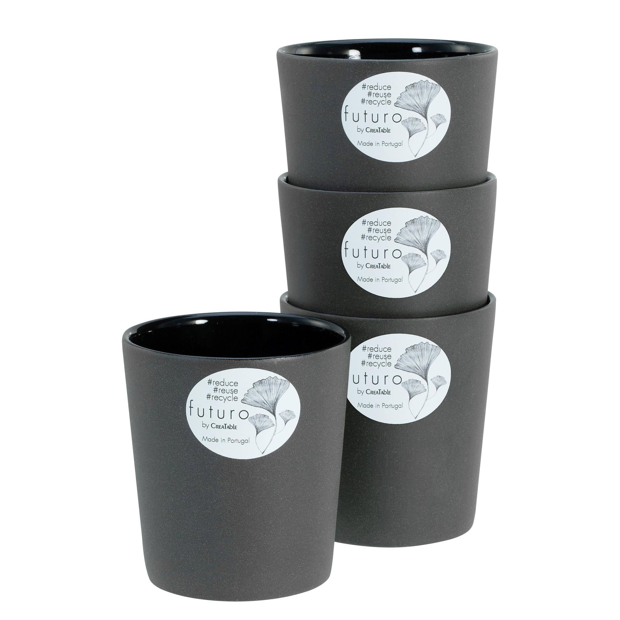 Futuro Coffee Mug Stoneware Black 4