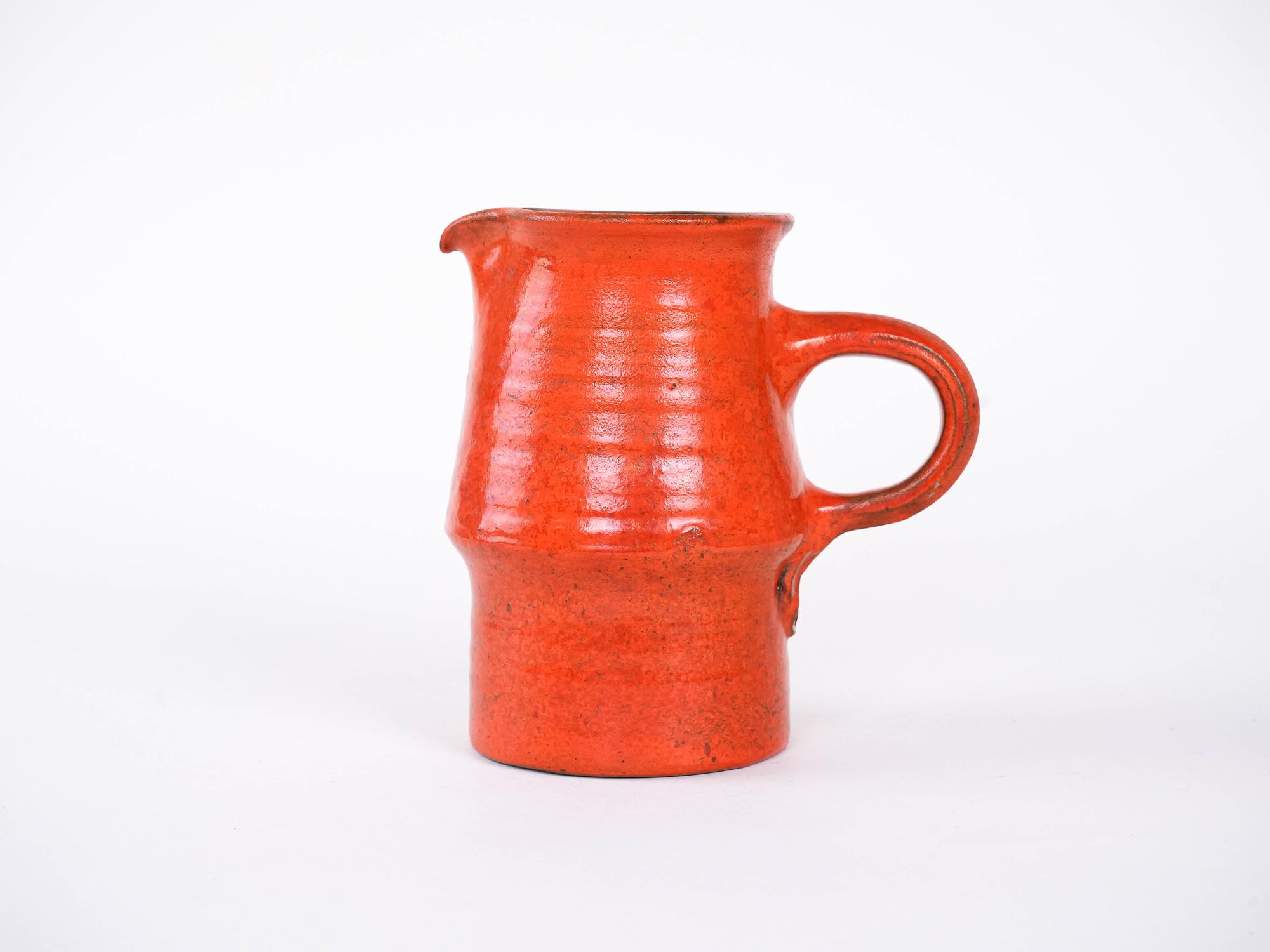 Ceramic pitcher 1960s 1