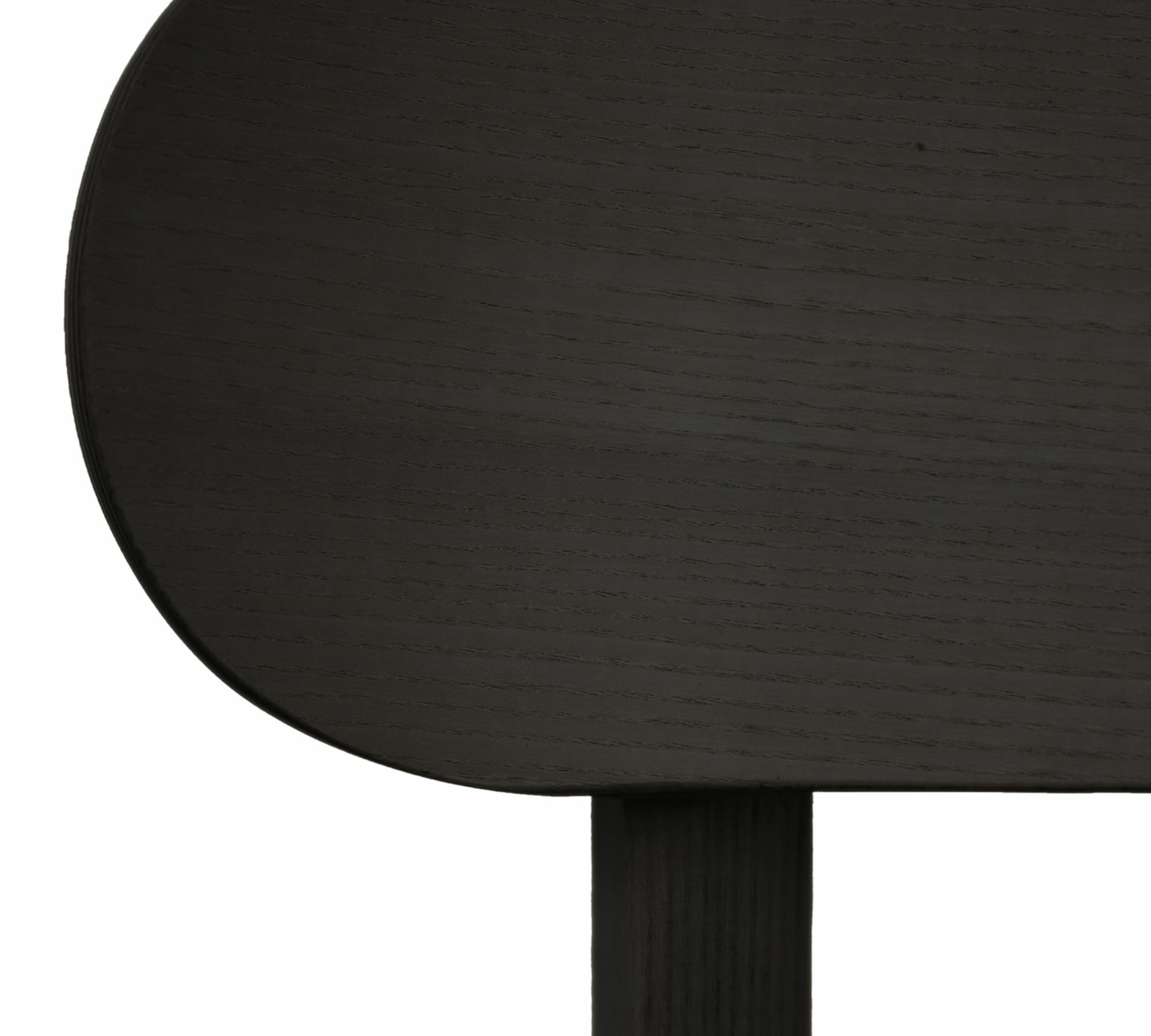 3x Gem Bar Stool Ash Wood Black 1