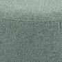 Pouf No. 8 Straight Fabio Grey Green 6