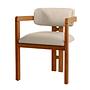 Mistral Armchair Wood Veneer Cream White 2
