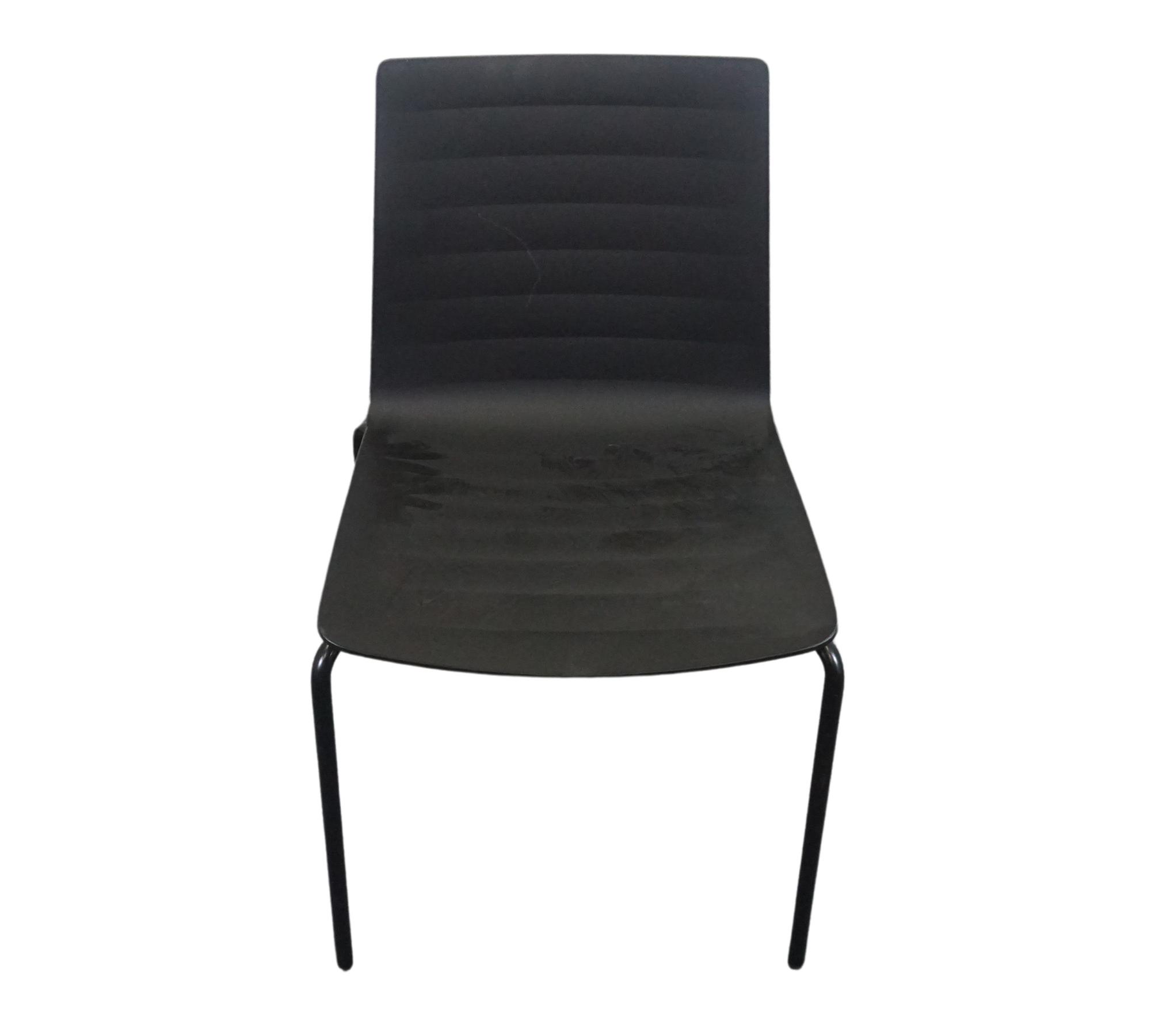 Flex Stuhl Aluminium Schwarz 4