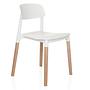 Dining chair / Visitor chair SCANDI E white hjh LIVING 3