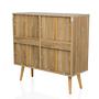 STRYN Chest of drawers with 3 drawers Light brown 8