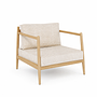 NOA Armchair 1-seater Teak-Rope ArtichokeNOA Cushion Armchair 1-seater brulé 0