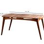 Touch Dining Table Walnut Brown 5