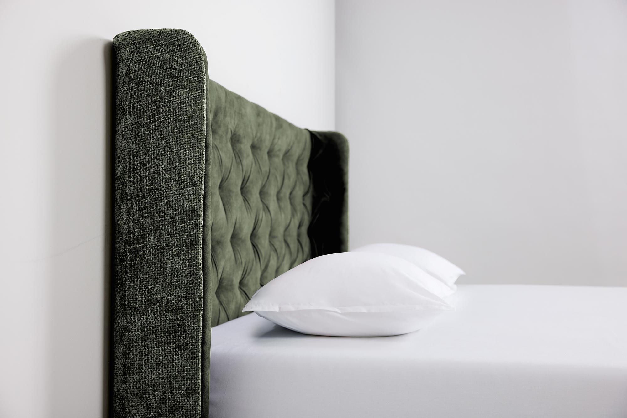 Arc™ Luxury Bett mit starren Rahmen Dunkelgrün 180 x 200 3