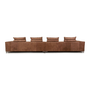 Maine Sofa 4-Sitzer by Machalke Leder Cognac 9