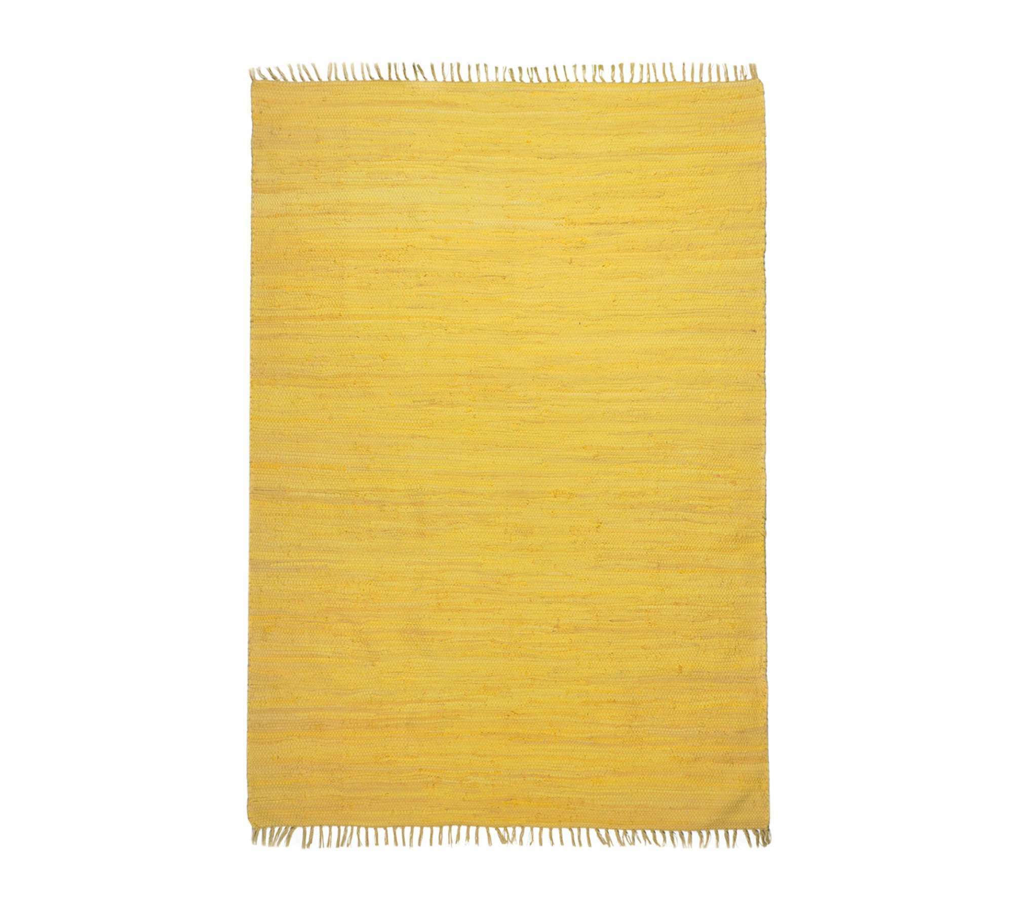 Teppich Baumwolle Gelb 0