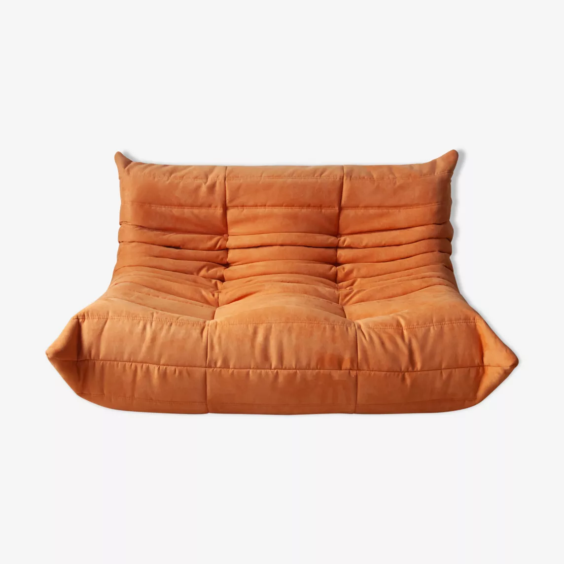 Togo Sofa 2-Sitzer Textil Orange 0
