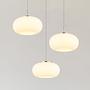 LED Pendant Light Quintara 3-Light Opal Glass Iron 1