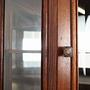 Vintage Eckschrank Eichenholz Braun 1950er Jahre 12