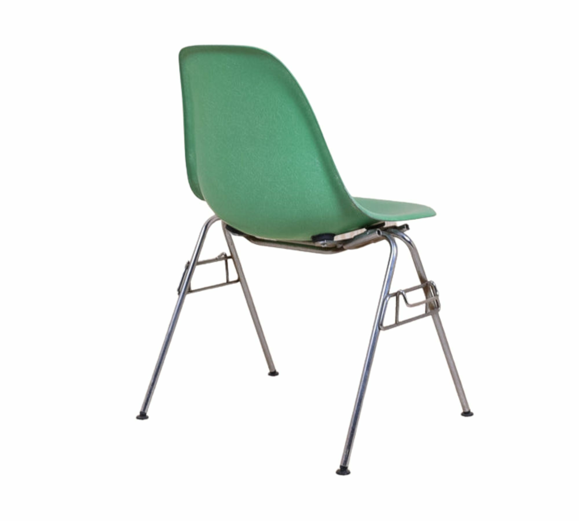 Eames Fiberglass Side Chair by Herman Miller Cadmium Green 3
