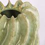 ORGANIC Vase Steingut Pastellgrün 2