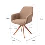 Hiroo Esszimmerstuhl Whisper Wheat 4